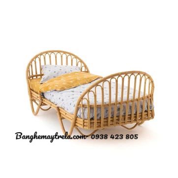 Giường mây tự nhiên cho bé